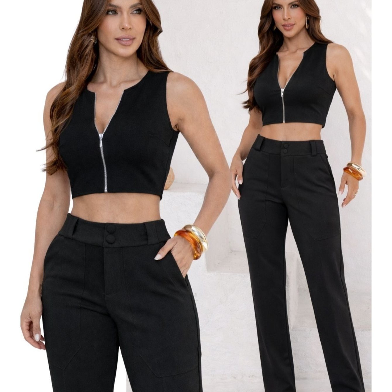 Cropped Equestrian Pants Elegance