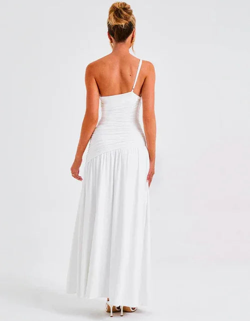 Long Dress with Slit Aurora - 60% OFF