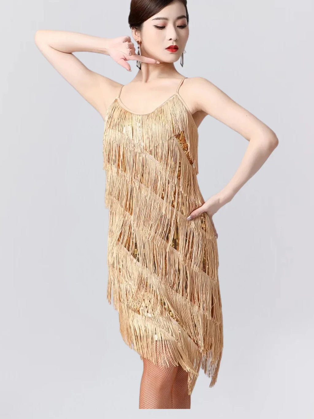 Fringe Glam Dress