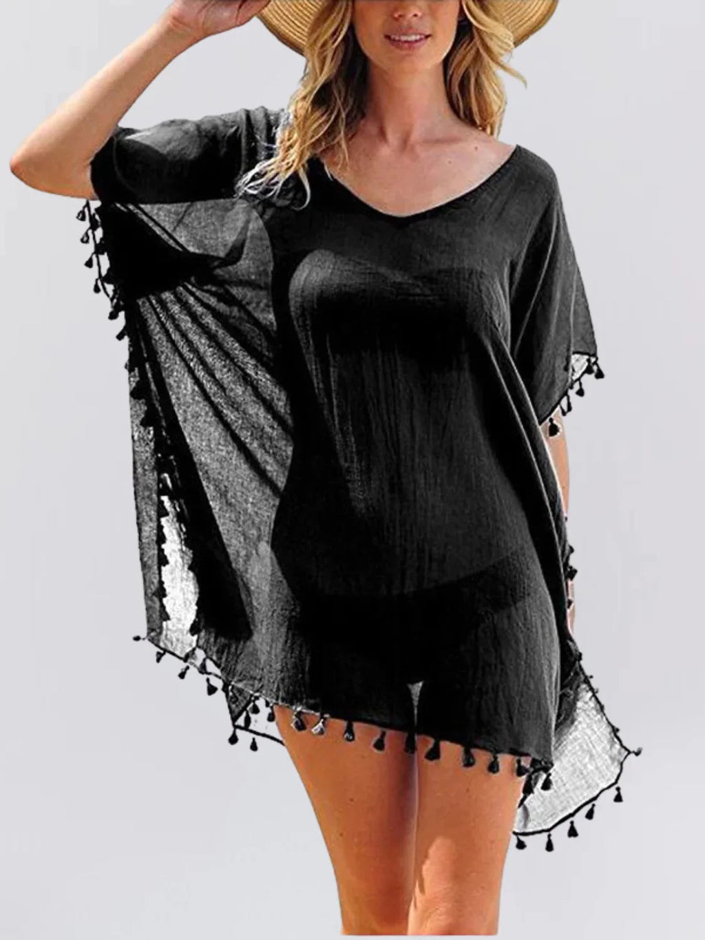 Sophisticated Beach Cover-Up Natural