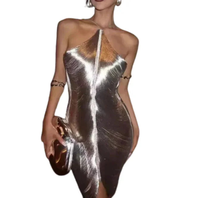 Metallic Dazzle Dress