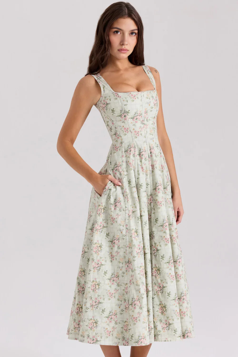 Camélia Bustier Dress