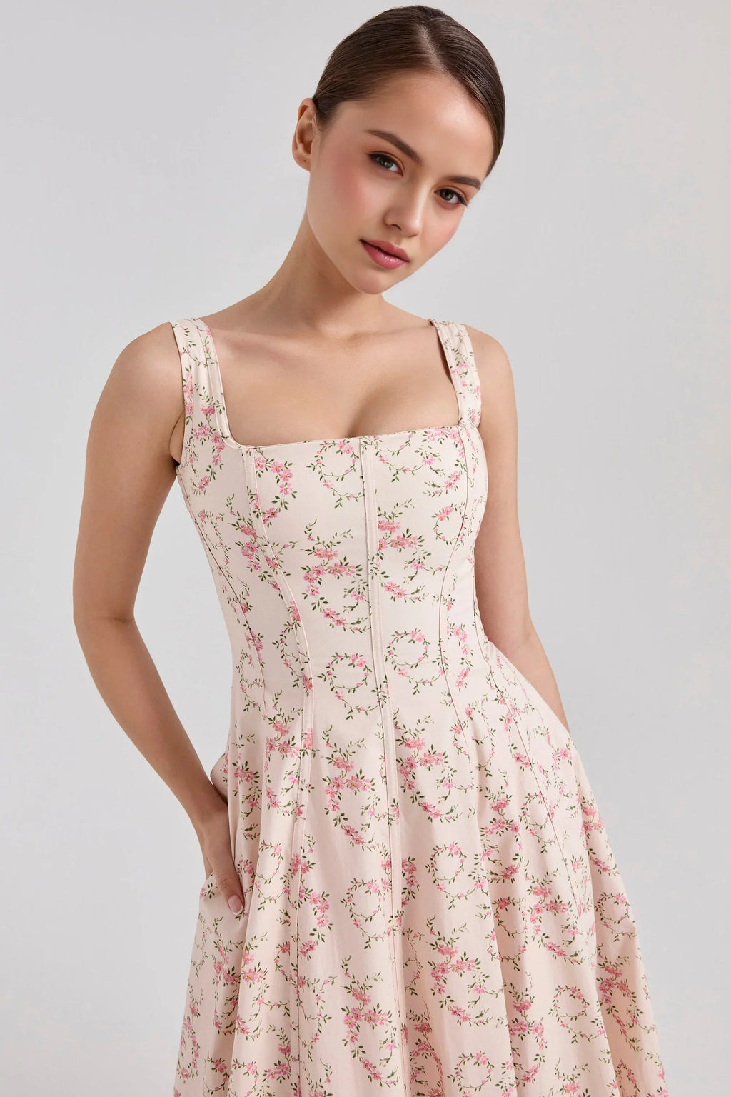 Camélia Bustier Dress