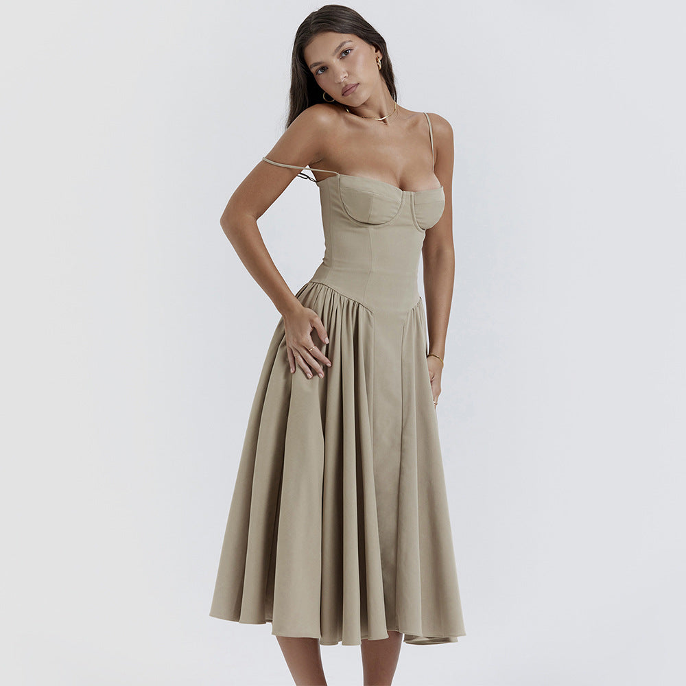 Midi Half Cup Dress Paris