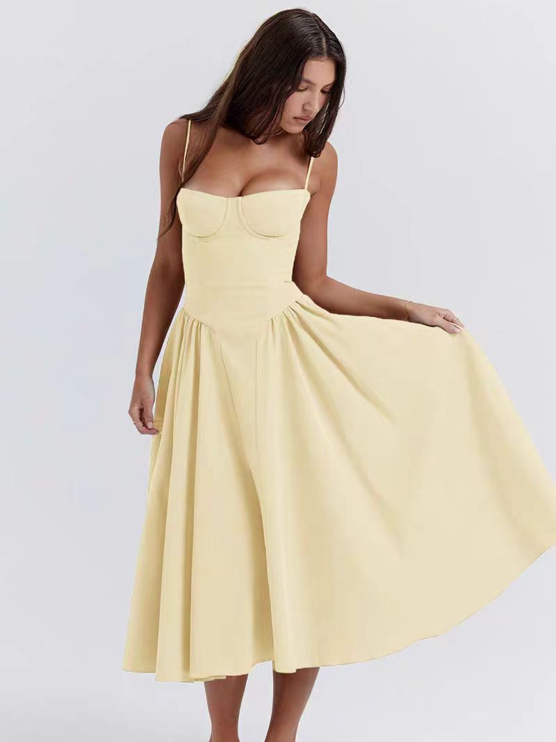 Midi Half Cup Dress Paris