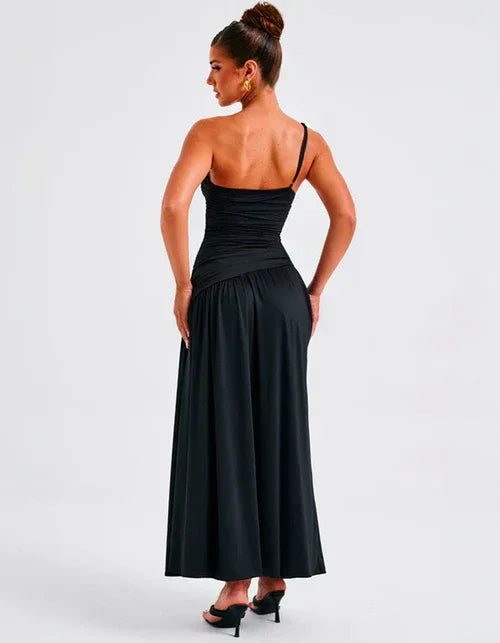 Long Dress with Slit Aurora - 60% OFF