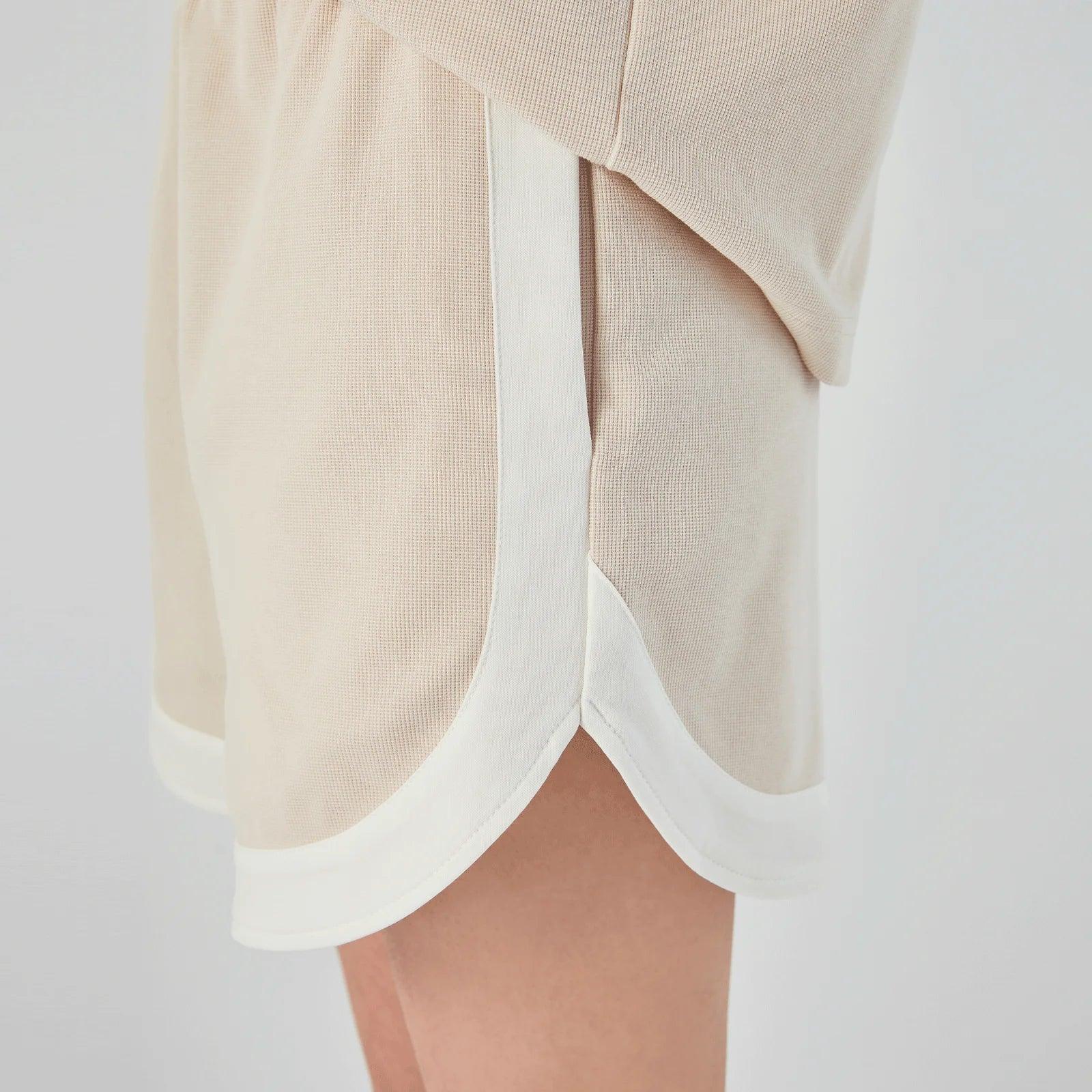 Boucle Shorts Apricot