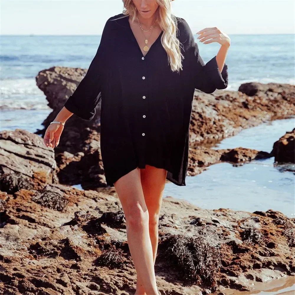 Luxe Flow Beach Cover-Up