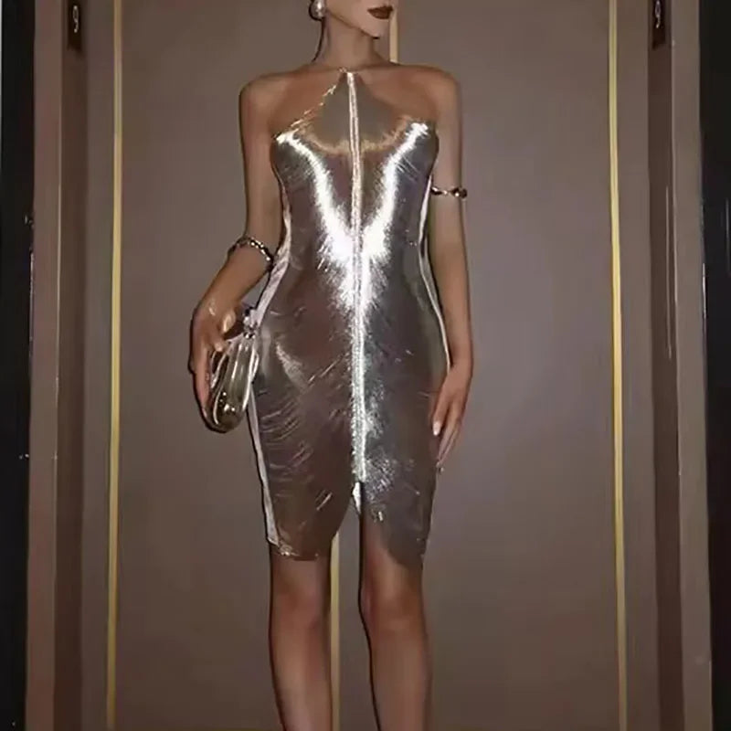 Metallic Dazzle Dress