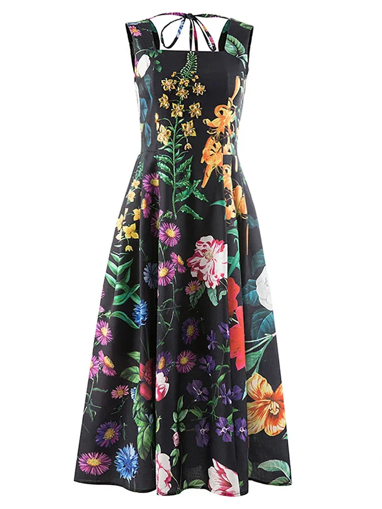 Vintage Floral Dress