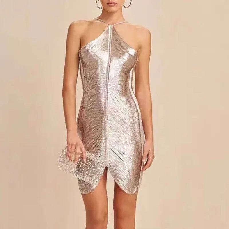 Metallic Dazzle Dress