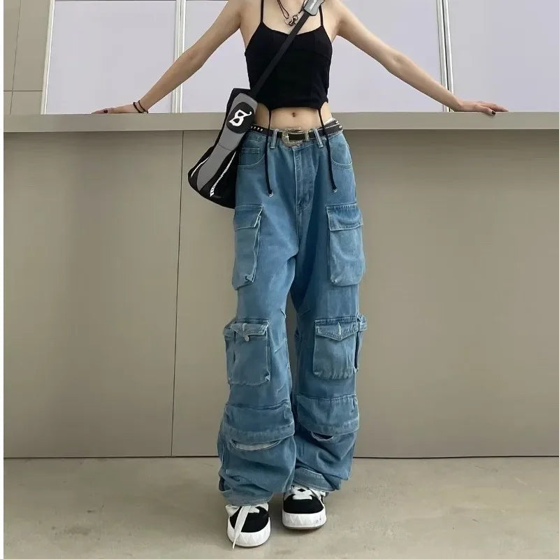 Utility Denim Pants