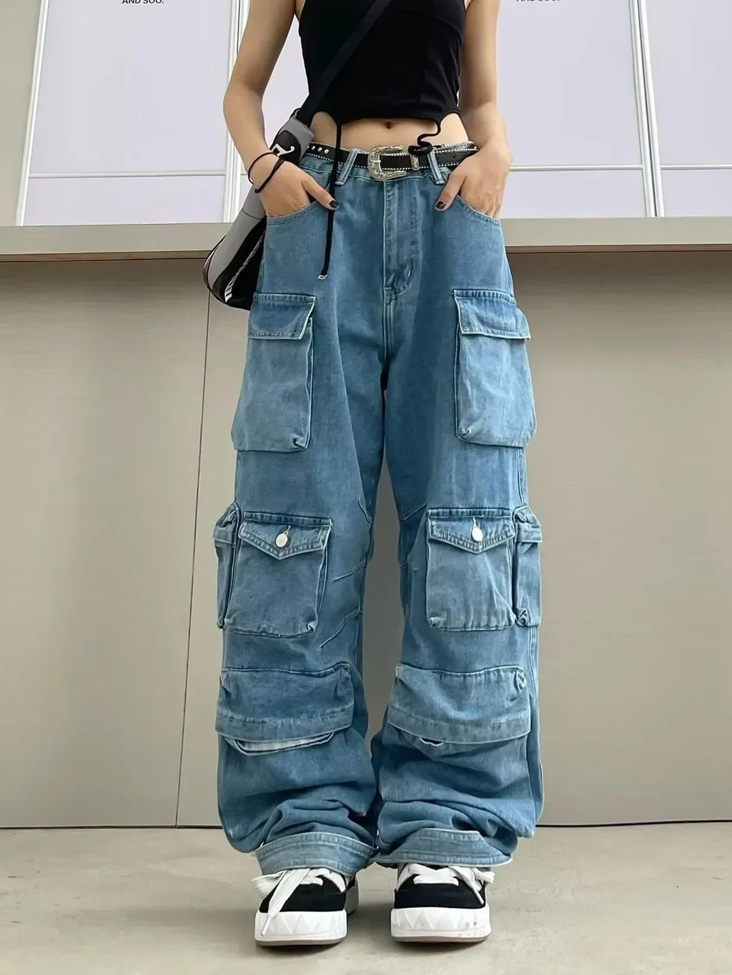 Utility Denim Pants