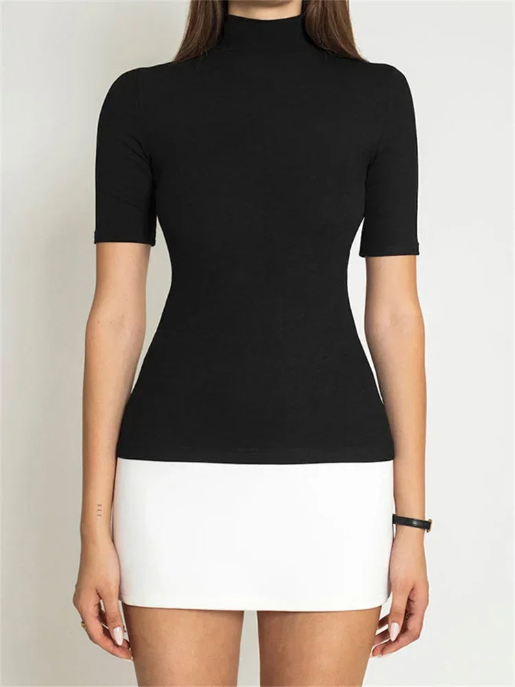 Elegant Contrast Dress