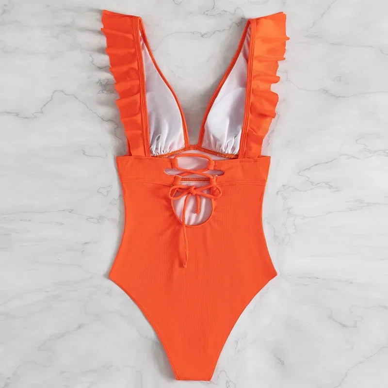 Elegant Frill Swimsuit