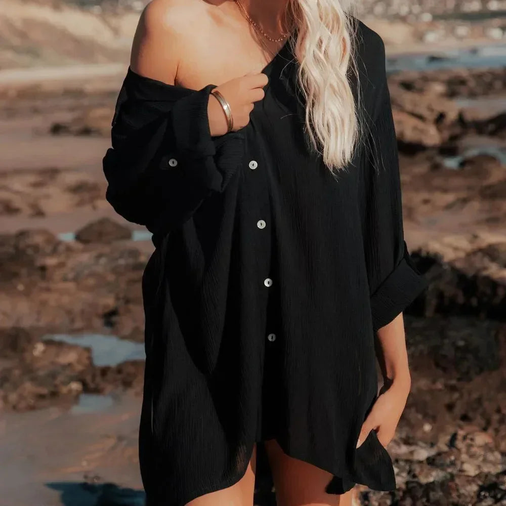 Luxe Flow Beach Cover-Up