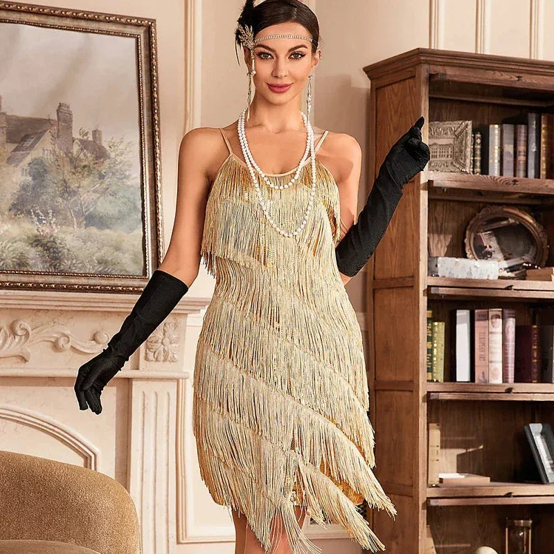 Fringe Glam Dress
