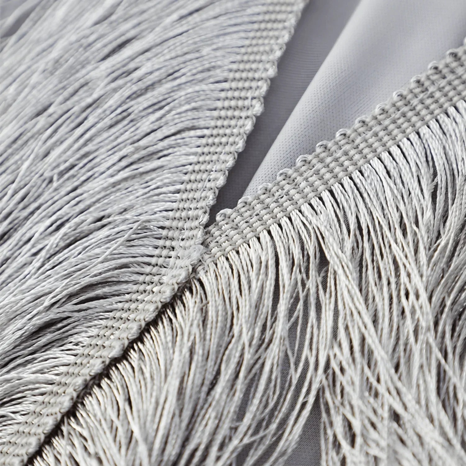 Short Dress with Metallic Gold Fringes – Vernier